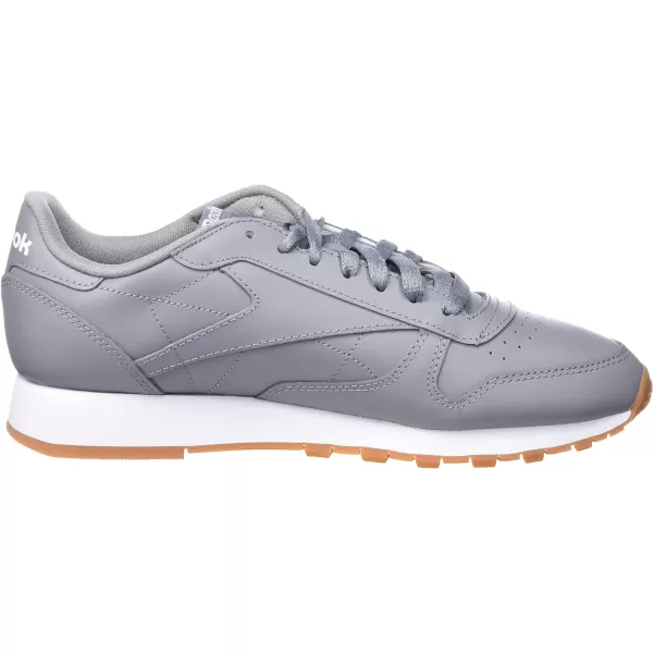 imageReebok Unisex Classic Leather SneakerPure Grey 5 Ftwr White Reebok Rubber Gum 03