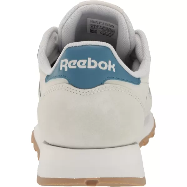 imageReebok Unisex Classic Leather SneakerPure GreySteely Blue