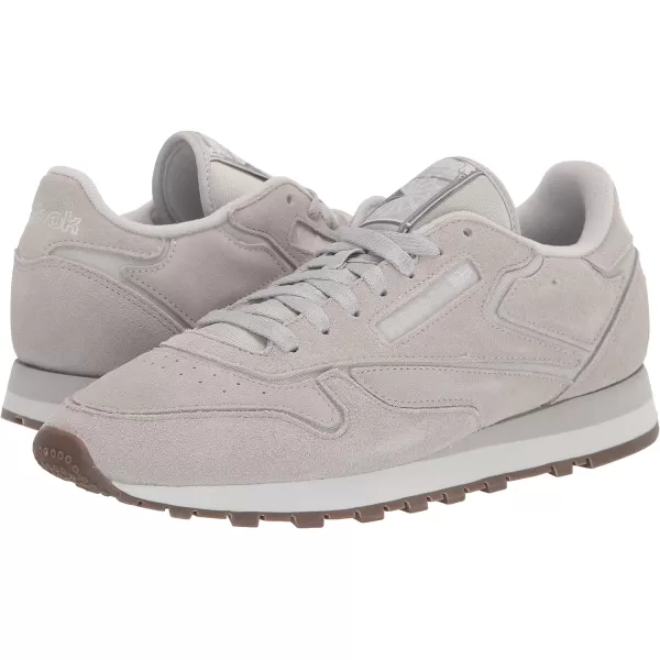 imageReebok Unisex Classic Leather SneakerPure GreyWhite