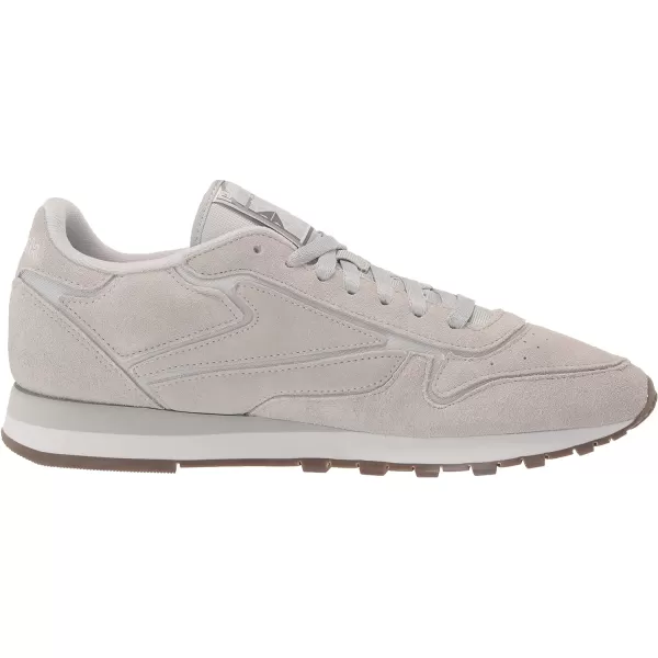imageReebok Unisex Classic Leather SneakerPure GreyWhite