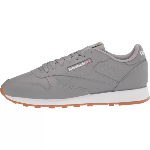 imageReebok Unisex Classic Leather SneakerReefresh Pure GreyWhiteGum