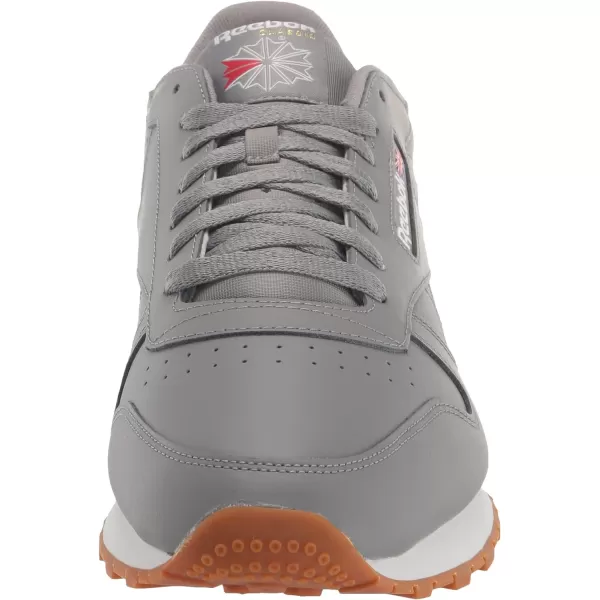 imageReebok Unisex Classic Leather SneakerReefresh Pure GreyWhiteGum