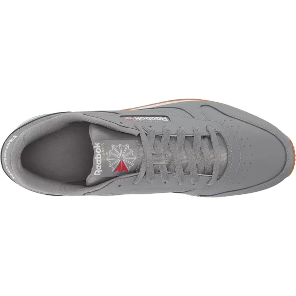imageReebok Unisex Classic Leather SneakerReefresh Pure GreyWhiteGum