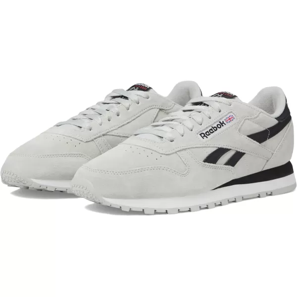 imageReebok Unisex Classic Leather SneakerSteely FogBlackRetro Gold