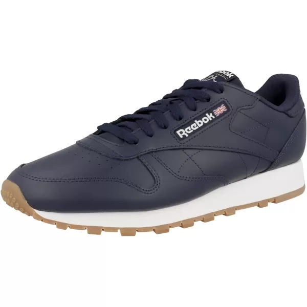 imageReebok Unisex Classic Leather SneakerVector Navy Ftwr White Reebok Rubber Gum 03