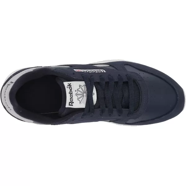 imageReebok Unisex Classic Leather SneakerVector NavyCold GreyWhite