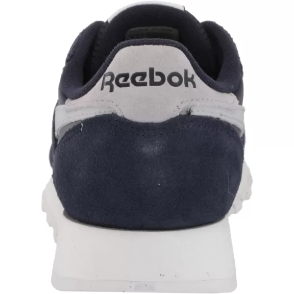 imageReebok Unisex Classic Leather SneakerVector NavyCold GreyWhite
