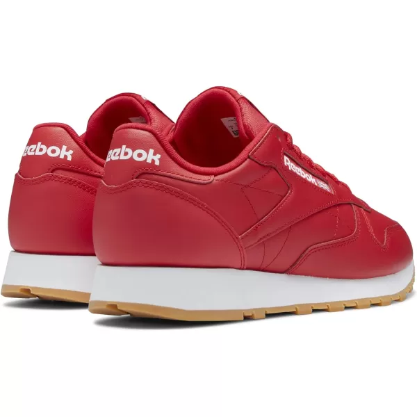 imageReebok Unisex Classic Leather SneakerVector RedFtwr WhiteReebok Rubber Gum03