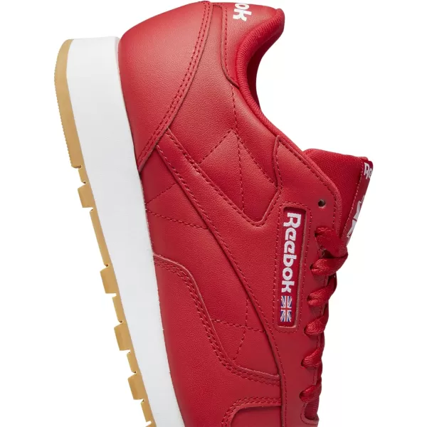 imageReebok Unisex Classic Leather SneakerVector RedFtwr WhiteReebok Rubber Gum03