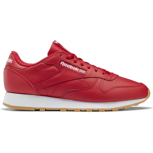 imageReebok Unisex Classic Leather SneakerVector RedFtwr WhiteReebok Rubber Gum03