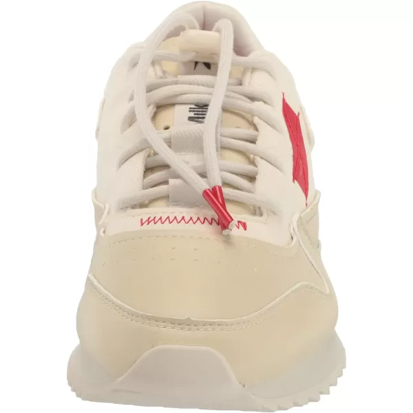 imageReebok Unisex Classic Leather SneakerVeganVintage ChalkWhiteBlack
