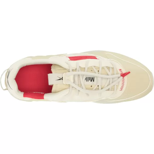 imageReebok Unisex Classic Leather SneakerVeganVintage ChalkWhiteBlack