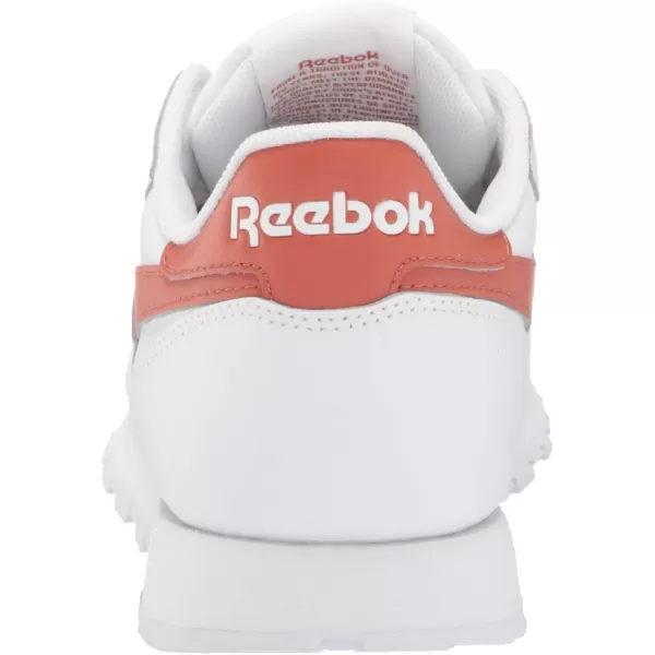 imageReebok Unisex Classic Leather SneakerWhiteBaked EarthVector Red