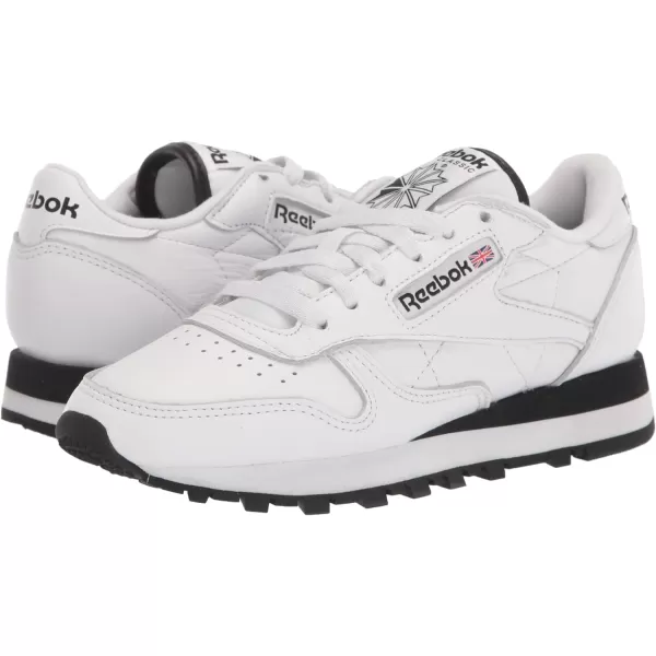 imageReebok Unisex Classic Leather SneakerWhiteBlack