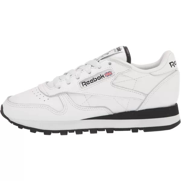 imageReebok Unisex Classic Leather SneakerWhiteBlack