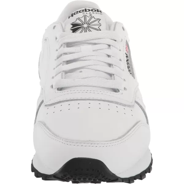 imageReebok Unisex Classic Leather SneakerWhiteBlack Stripe