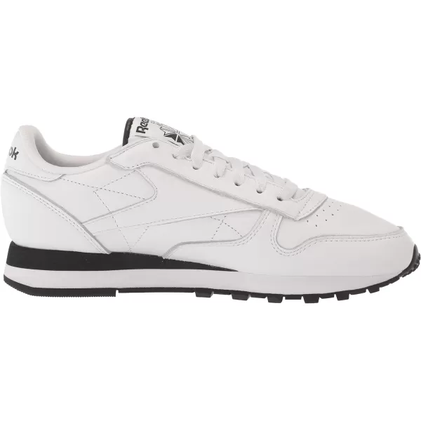 imageReebok Unisex Classic Leather SneakerWhiteBlack Stripe