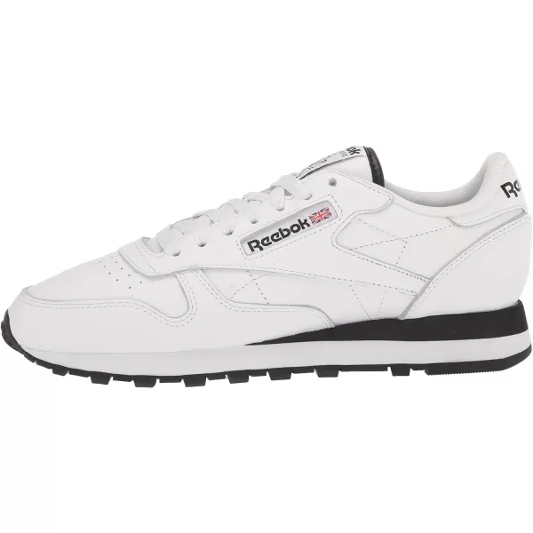 imageReebok Unisex Classic Leather SneakerWhiteBlack Stripe