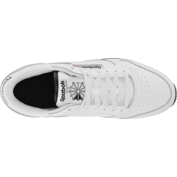 imageReebok Unisex Classic Leather SneakerWhiteBlack Stripe