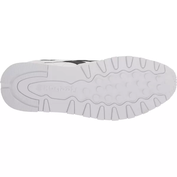 imageReebok Unisex Classic Leather SneakerWhiteBlackRadiant Aqua