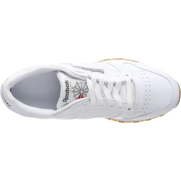 imageReebok Unisex Classic Leather SneakerWhiteGum 2
