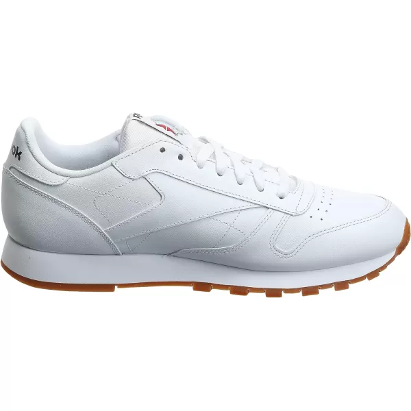 imageReebok Unisex Classic Leather SneakerWhiteGum 2