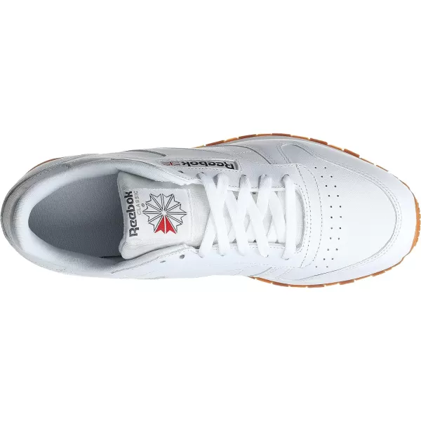 imageReebok Unisex Classic Leather SneakerWhiteGum 2