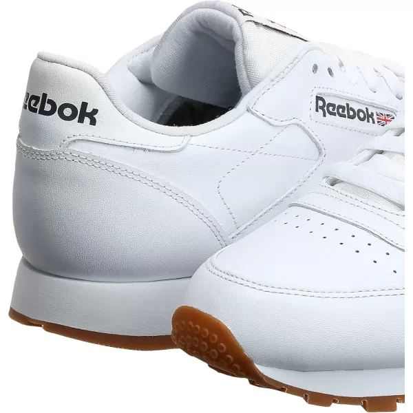 imageReebok Unisex Classic Leather SneakerWhiteGum 2