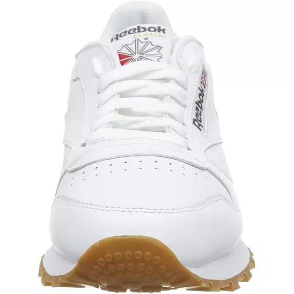 imageReebok Unisex Classic Leather SneakerWhiteGum 2