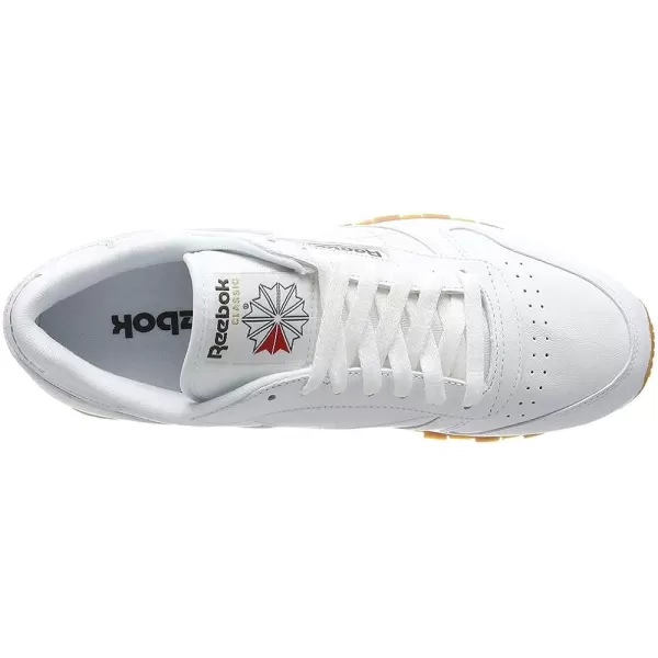 imageReebok Unisex Classic Leather SneakerWhiteGum 2