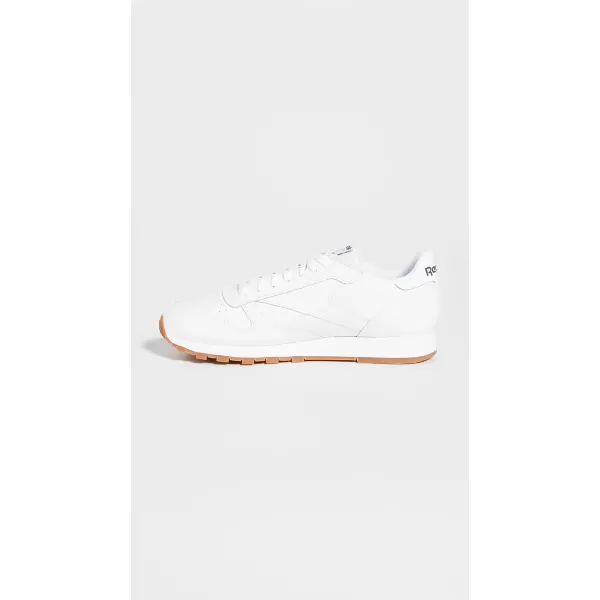 imageReebok Unisex Classic Leather SneakerWhiteGum