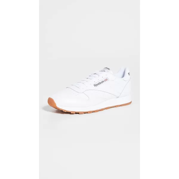 imageReebok Unisex Classic Leather SneakerWhiteGum