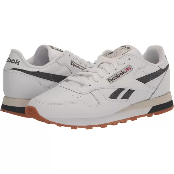 imageReebok Unisex Classic Leather SneakerWhitePure GreyVintage Chalk