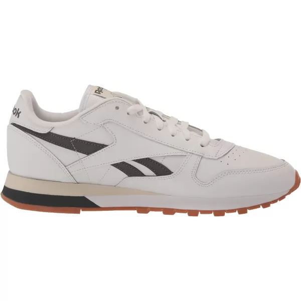 imageReebok Unisex Classic Leather SneakerWhitePure GreyVintage Chalk
