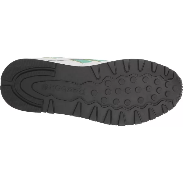 imageReebok Unisex Classic Leather SneakerWhiteSemi Classic TealLilac Glow