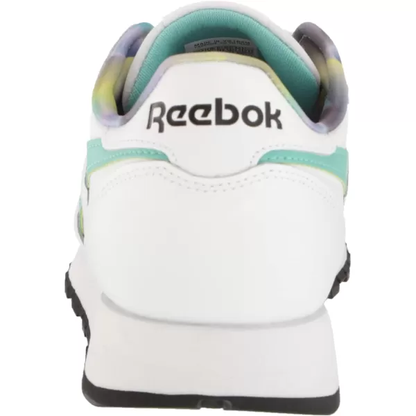 imageReebok Unisex Classic Leather SneakerWhiteSemi Classic TealLilac Glow