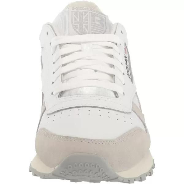 imageReebok Unisex Classic Leather SneakerWhiteSteely FogPure Grey