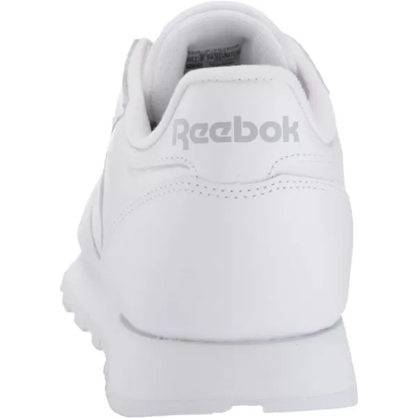 imageReebok Unisex Classic Leather SneakerWhiteWhiteLight Grey