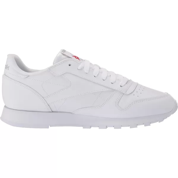 imageReebok Unisex Classic Leather SneakerWhiteWhiteLight Grey