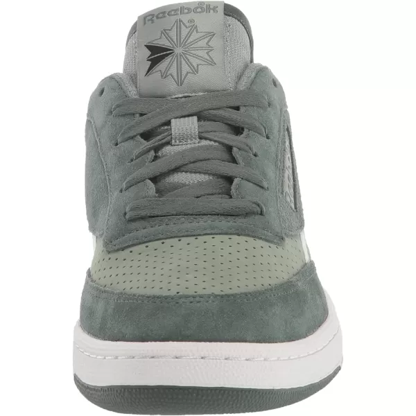 imageReebok Unisex Club C 85 SneakerChalk GreenHarmony GreenWhite