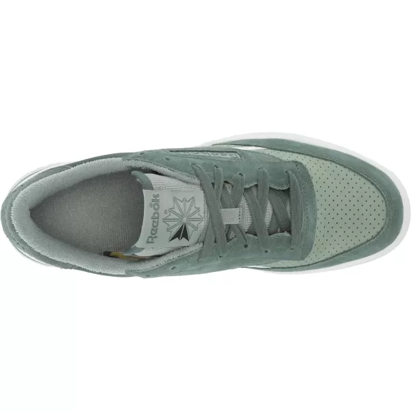 imageReebok Unisex Club C 85 SneakerChalk GreenHarmony GreenWhite