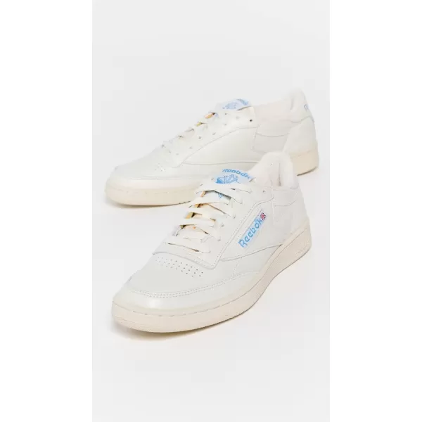 imageReebok Unisex Club C 85 SneakerChalkAlabasterEssential Blue