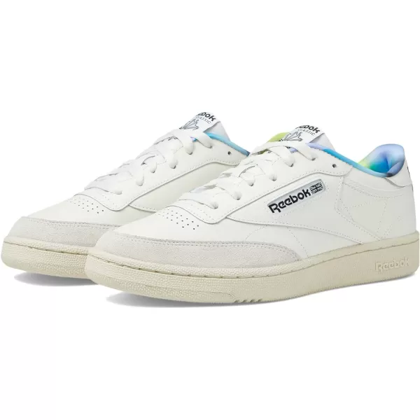 imageReebok Unisex Club C 85 SneakerChalkChalkSemi Classic Teal