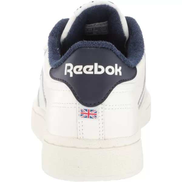 imageReebok Unisex Club C 85 SneakerChalkChalkVector Navy