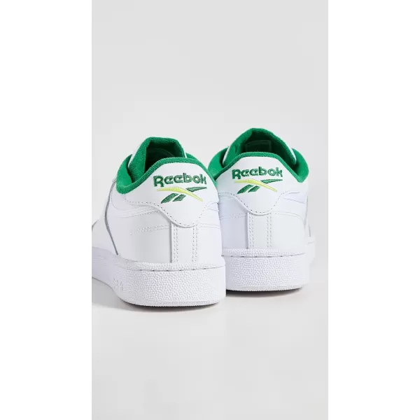 imageReebok Unisex Club C 85 SneakerFtwr WhiteGlen GreenSoacye