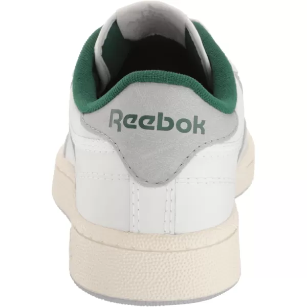 imageReebok Unisex Club C 85 SneakerWhiteChalkDark Green