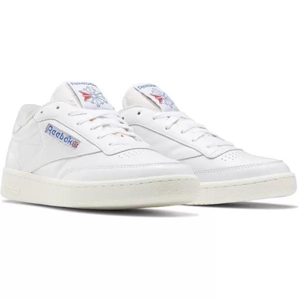 imageReebok Unisex Club C 85 SneakerWhiteChalkVector Blue