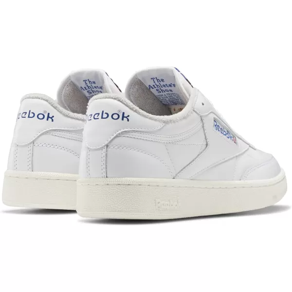 imageReebok Unisex Club C 85 SneakerWhiteChalkVector Blue