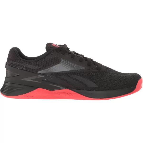 imageReebok Unisex Nano X3 Training ShoesBlackNeon Cherry