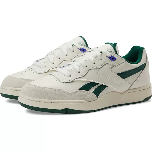imageReebok UnisexAdult BB 4000 II Sneaker in ChalkDark GreenAlabaster